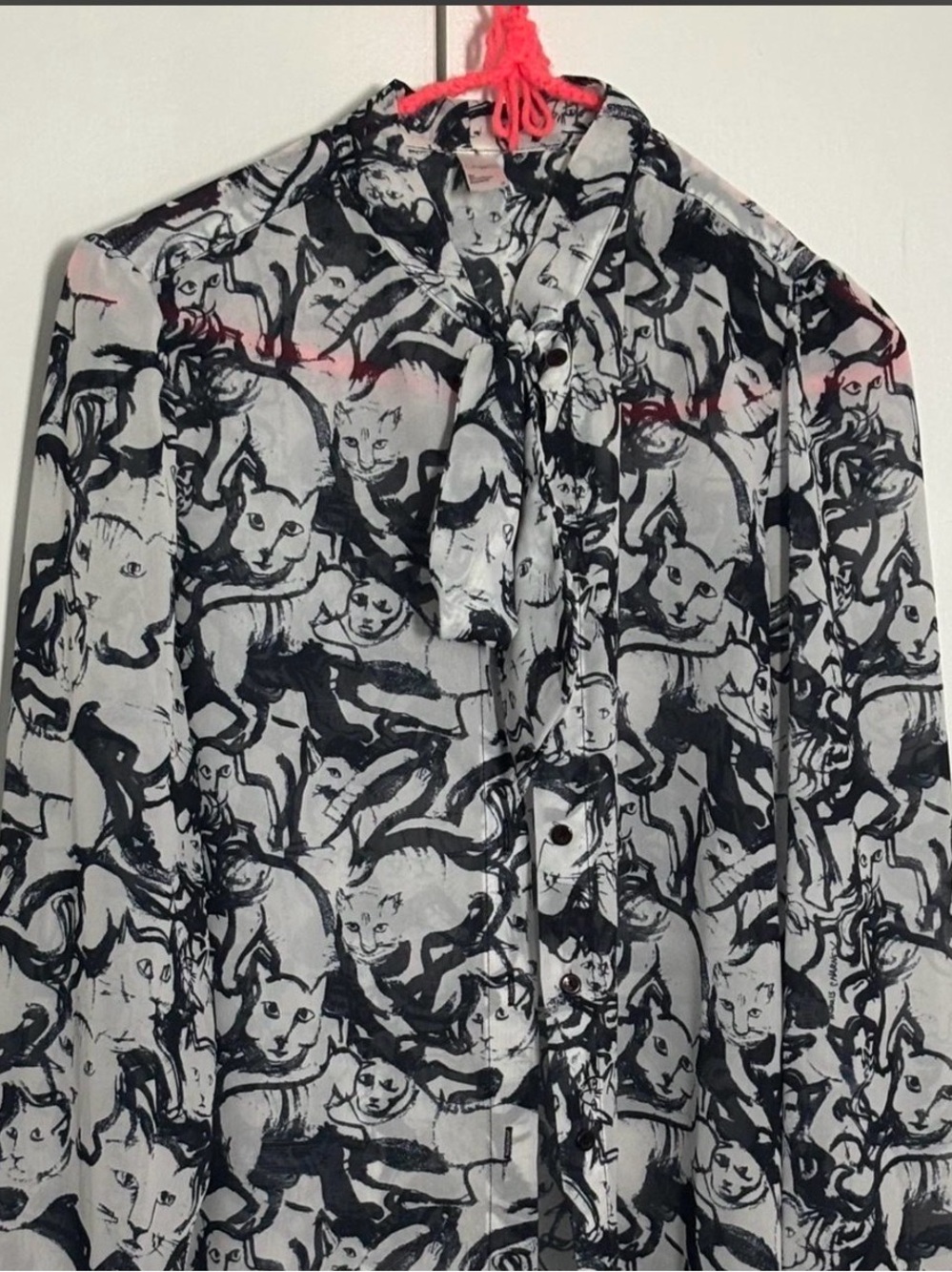 Vintage American Apparel chiffon blouse - Picture 1 of 5